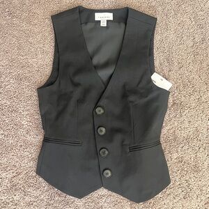 Topshop Black Vest